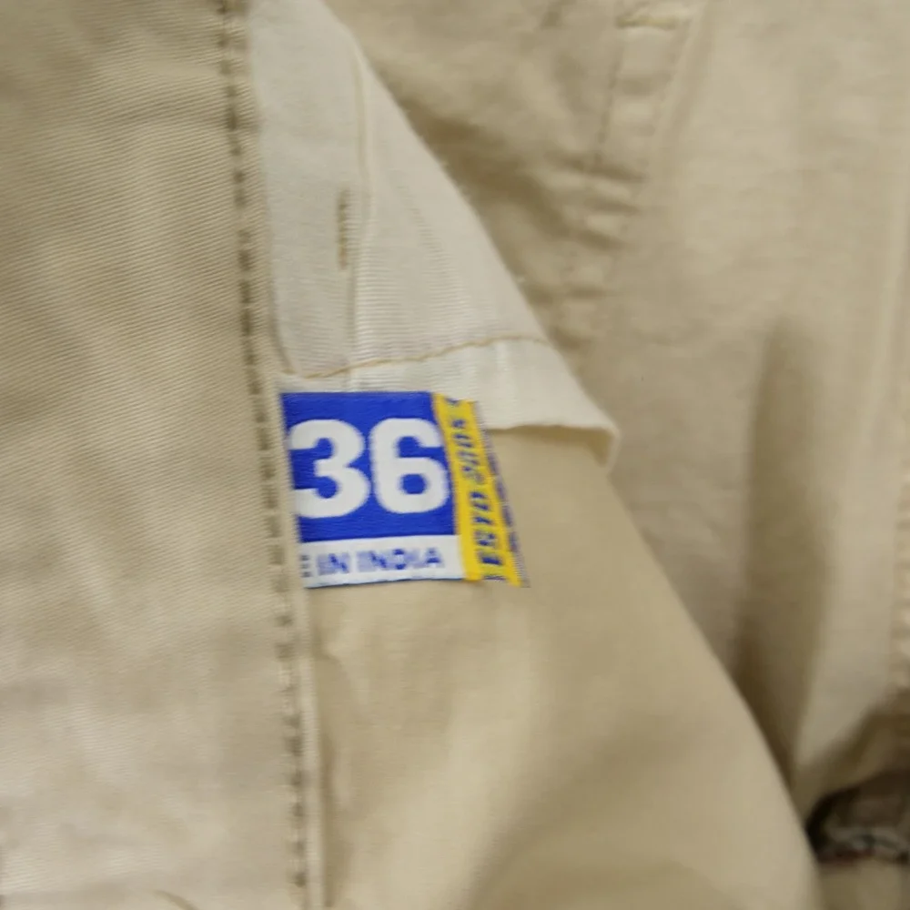 Vintage G-Star 3301 Mens Cargo Pants 36 Khaki Tan Utility Pocket Straight Y2K